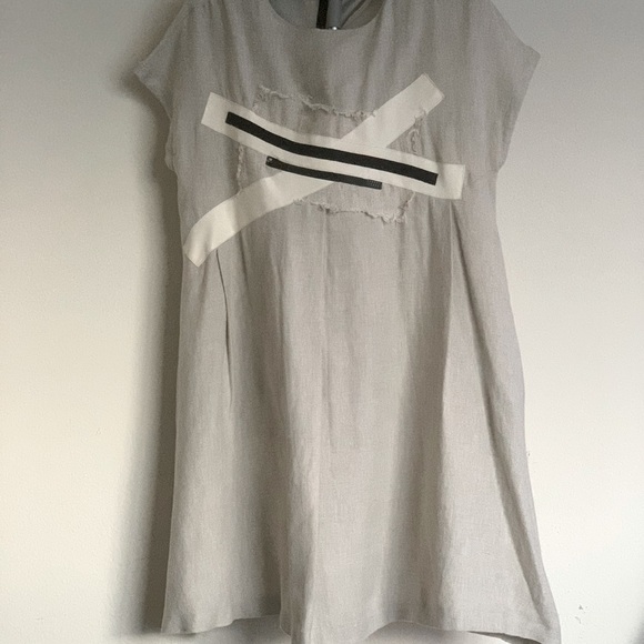 Nuovo Borgi beige patchwork dress Size European 44 US 12 - Picture 1 of 16